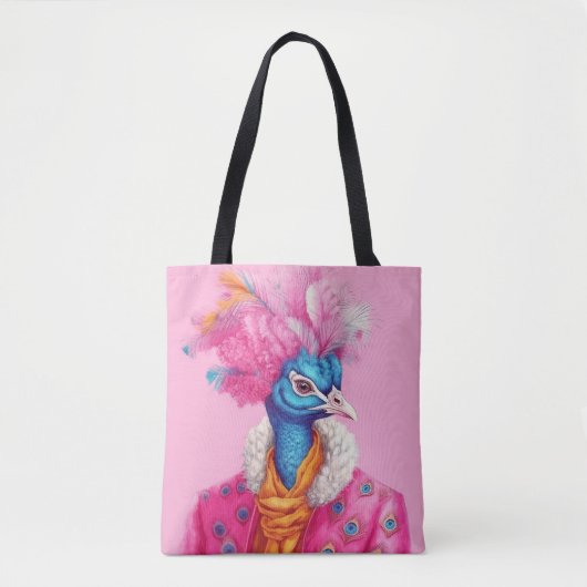 Sac fourre-tout rose Peacock (Devant)
