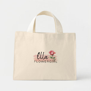 Sac fourre-tout Rose rose Fille aux fleurs – Préci