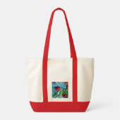 Sac fourre-tout Rose rouge (Dos)