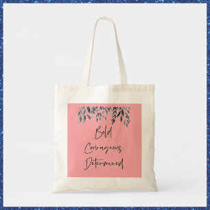 Sac fourre-tout rose tendance gras courageux déter