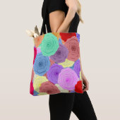 Sac fourre-tout Roses (De près)