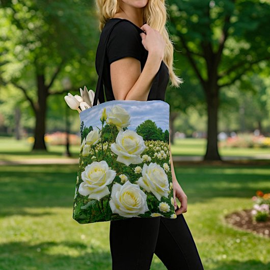 Sac fourre-tout Roses Blanches