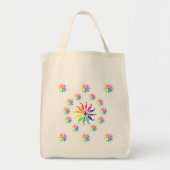Sac fourre-tout - Roues couleur plumes (Devant)