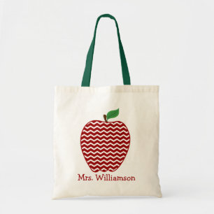 Sac fourre-tout rouge à la mode à professeur