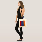 Sac fourre-tout rouge bleu orange (Devant (modèle))