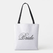 Sac fourre-tout - sac double face de jeune mariée (Dos)