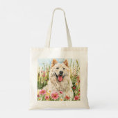 Sac fourre-tout – Sac en toile Samoyed pour amateu (Dos)