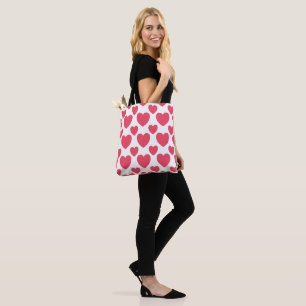sac fourre-tout, sac fourre-tout coeur