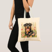 Sac fourre-tout – Sac fourre-tout Rottweiler (Devant (produit))