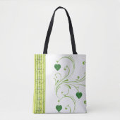 Sac fourre-tout Saint Patrick's Day Clover (Devant)