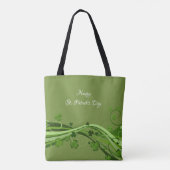 Sac fourre-tout Saint Patrick's Day Floral (Dos)