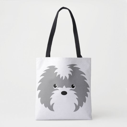 Sac fourre-tout Sammy Dog (gris) (Devant)