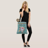 Sac fourre-tout sauvage et libre à Boho (turquoise (Sur le modèle)