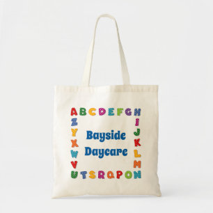 Sac fourre-tout scolaire avec Alphabet Pointe bril