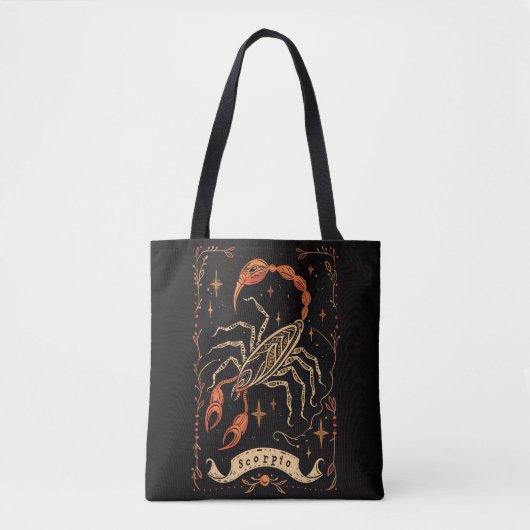 Sac fourre-tout Scorpio Celestial Zodiac Art (Devant)