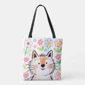 Sac fourre-tout Scribble Cat (Dos)