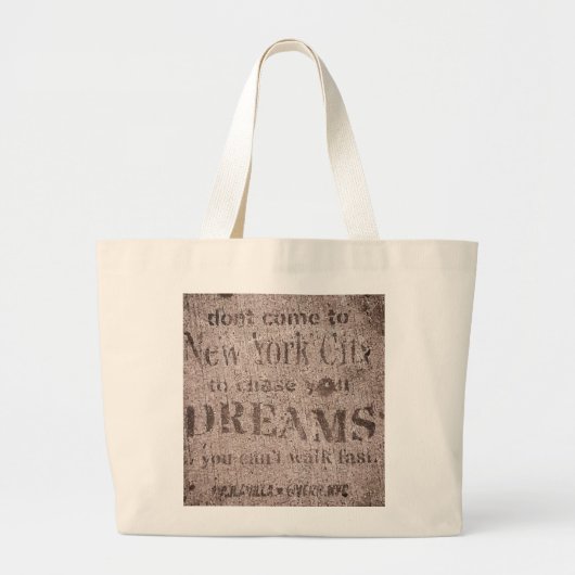 sac fourre-tout "Sidewalk Dreams-Little Italy, NYC (Devant)