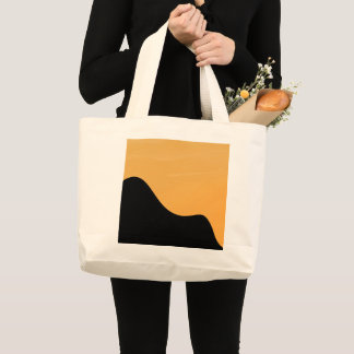 Sac fourre-tout silhouette de montagne au coucher