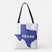Sac fourre-tout silhouette du Texas (Dos)