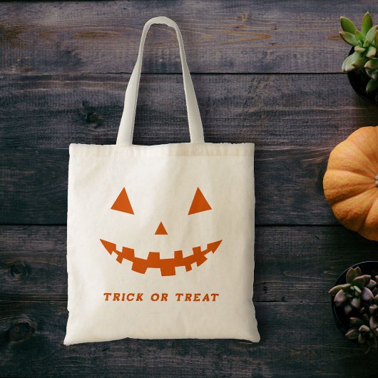 Sac fourre-tout Silhouette Jack-o'-lantern Hallowe