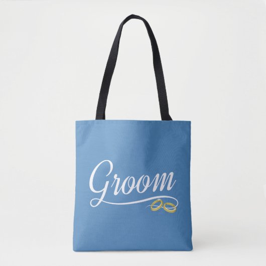 Sac fourre-tout Simple Mariage Floral Calligraphie (Devant)