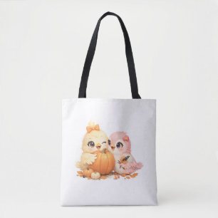 Sac fourre-tout simple pour amis oiseaux d'Hallowe