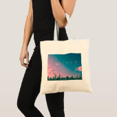 Sac fourre-tout Skyline de Chicago (Devant (produit))