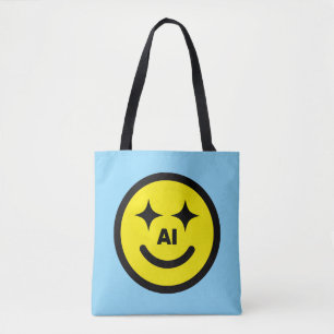 Sac fourre-tout Smiley Face AI™