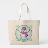 Sac fourre-tout Snowman givré (Dos)