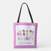 Sac fourre-tout Spa - Filles - Blanc (Dos)