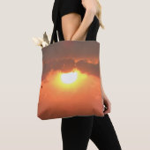 Sac fourre-tout Sunset & Seagull (De près)