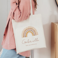 Sac fourre-tout super Bohemian Rainbow Bridesmaid
