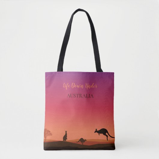 Sac fourre-tout sur le thème de l'Australie et du (Devant)