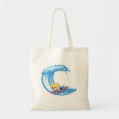 Sac fourre-tout surf Boy Blue Wave (Devant)