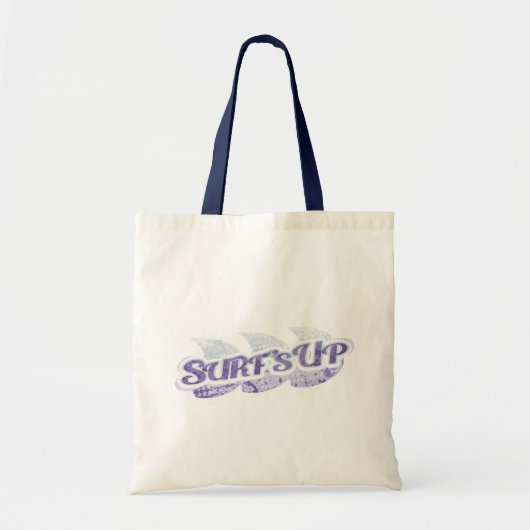 sac fourre-tout "Surf Up" aux surfeurs de mauve et (Devant)