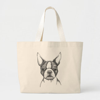 SAC FOURRE-TOUT SURSIZÉ DE BOSTON TERRIER