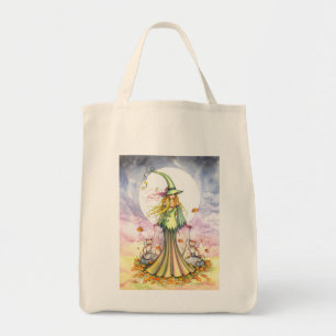 Sac fourre-tout Sweet Autumn Witch Cat par Molly H