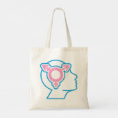 Sac fourre-tout symbole de fierté trans (Dos)
