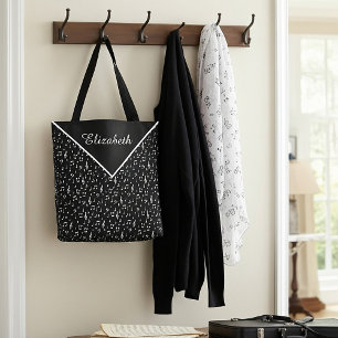 sac fourre-tout symboles musicaux