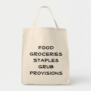 Sac fourre-tout synonyme d'épicerie