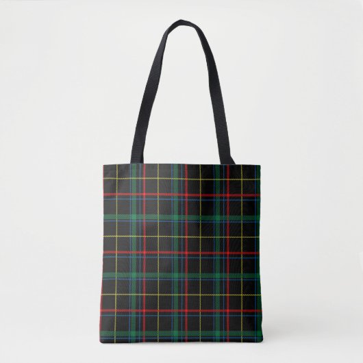 sac fourre-tout tartan plaid (Devant)