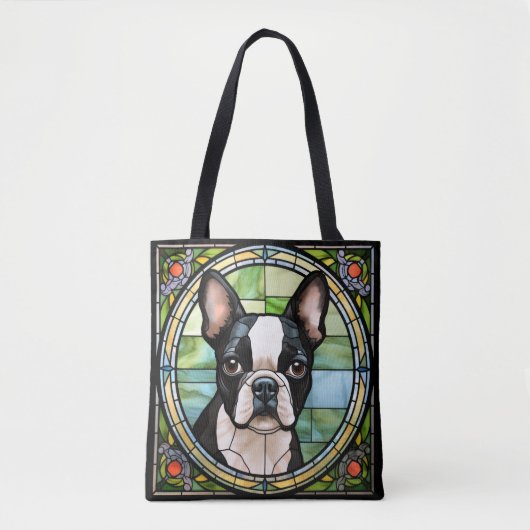 Sac fourre-tout Terrier de Boston (Devant)