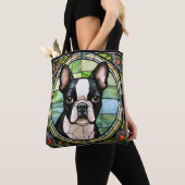 Sac fourre-tout Terrier de Boston (De près)
