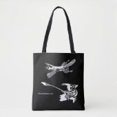 Sac fourre-tout "Tetrapteryx" et "Microraptor" (Devant)