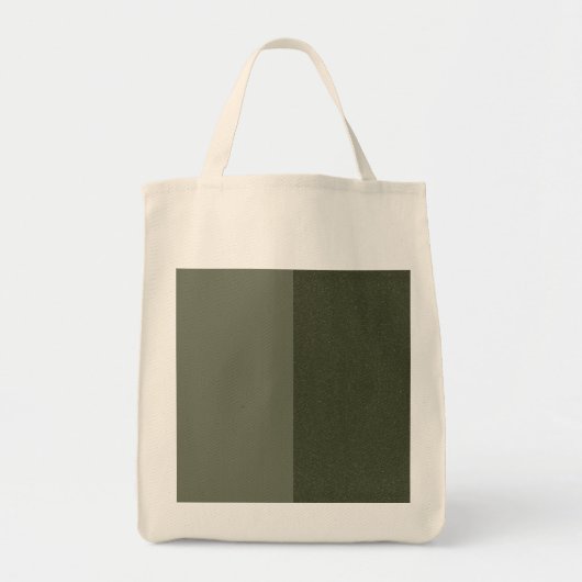 Sac fourre-tout texturé vert mousse à deux tons - (Devant)