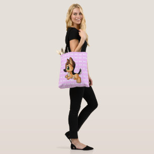 Sac fourre-tout tiré par la main à la mode à