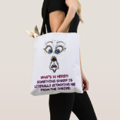 Sac fourre-tout | Toile de citation de visage expr (De près)