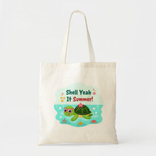 Sac fourre-tout tortue d'été Shell Yeah
