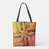 sac fourre-tout Tour Eiffel Design de puzzle (Dos)