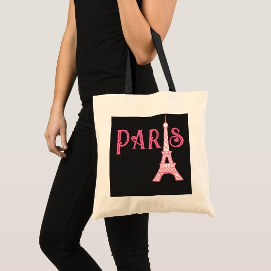 Sac fourre-tout Tour Eiffel Paris (Devant (produit))